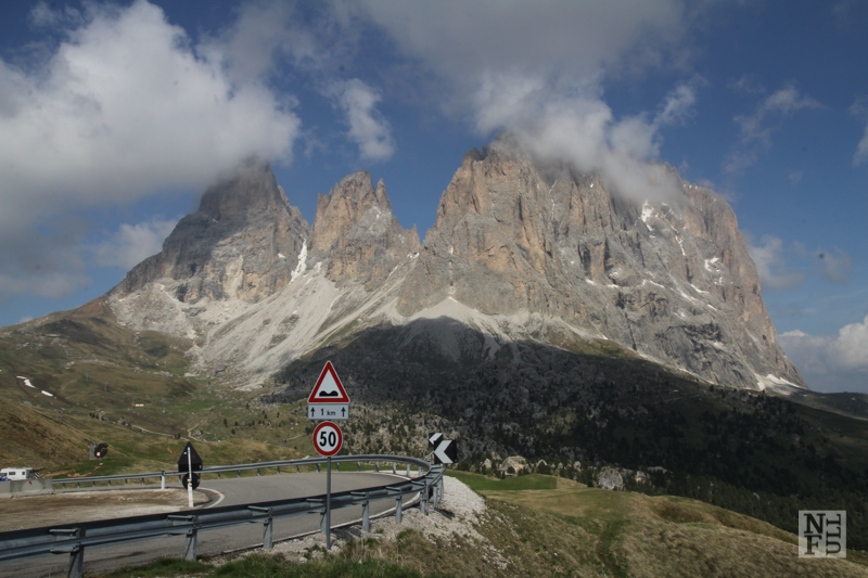 Scenic route of the Dolomites